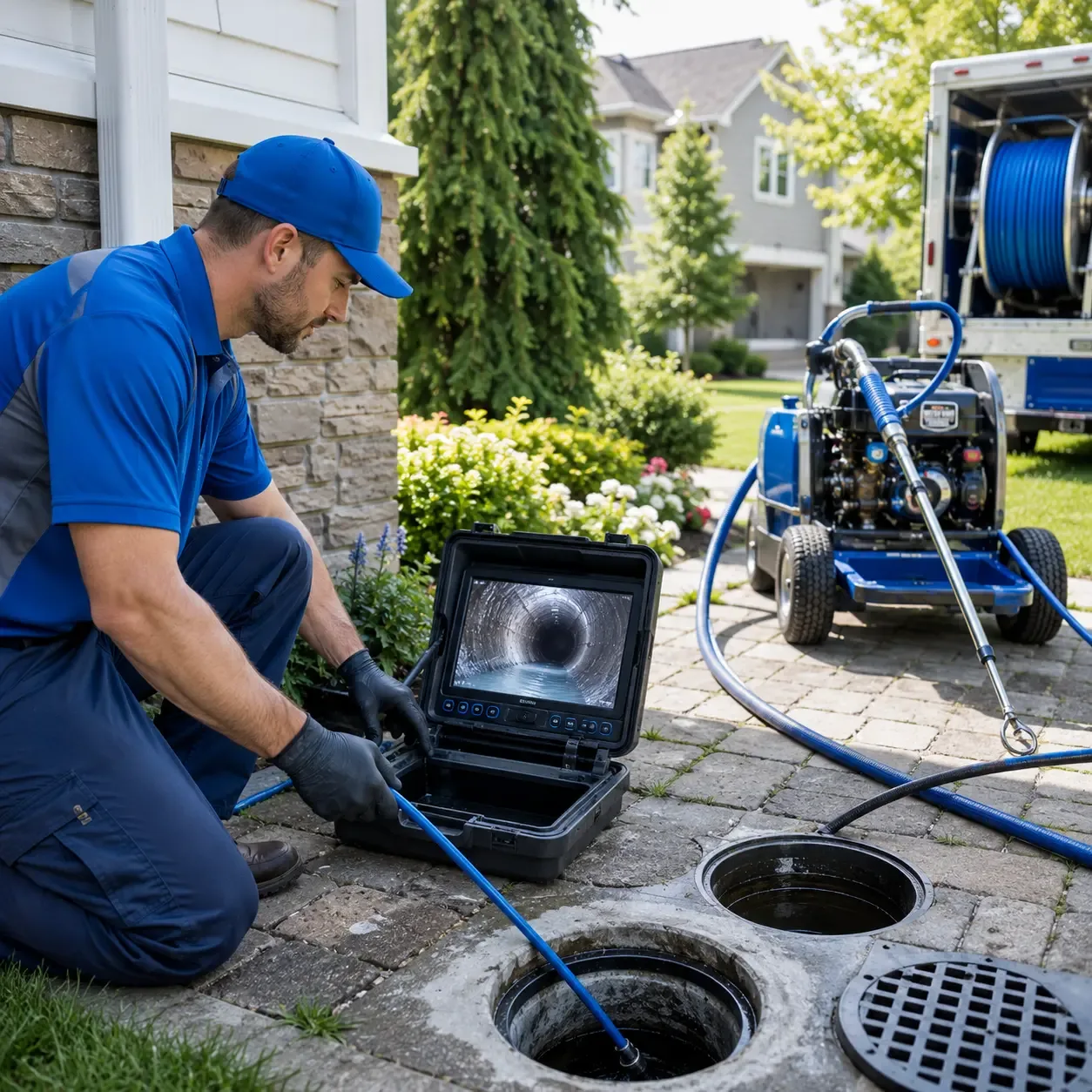 Outdoor drain cleaning professionals serving Whitefield, NH